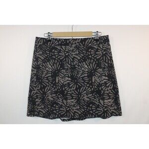 Ripskirt Hawaiian Wrap Skirt Black Taupe  Length 1 Beach Surf Resort Wear Swim L